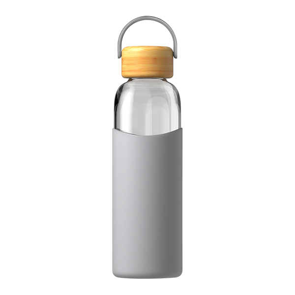Glass Bottle with Silicone Sleeve