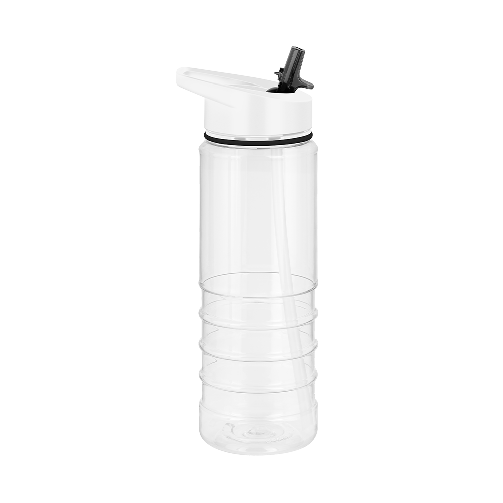 clear plastic sports bottle black lid