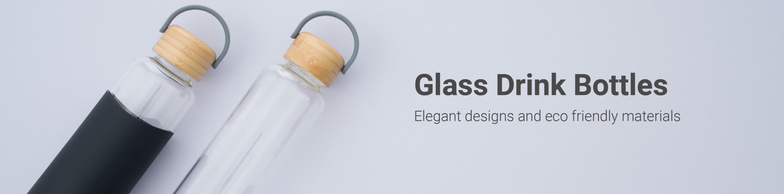 image of glass drink bottles